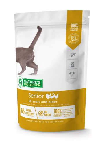 Сухий корм Nature's Protection Cat Senior для літніх котів - 400 г