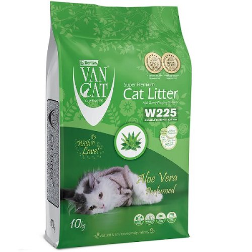 Наповнювач VanCat Бентоніт аромат Алое Вера - 10 кг