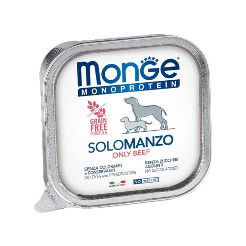 Вологий корм Monge Dog SOLO для собак 100% яловичина - 150 г