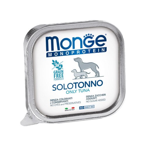 Вологий корм Monge Dog SOLO для собак 100% тунець - 150 г