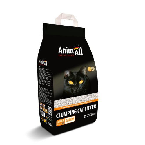 Наповнювач Animall Бентонітовий велика фракція - 5 кг