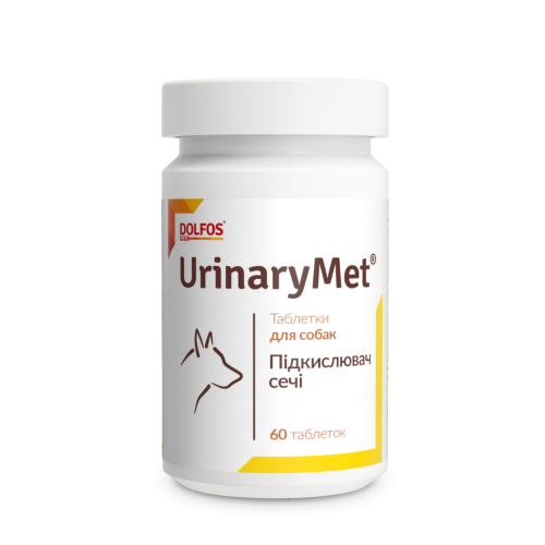 Вітаміни Dolfos для собак УрінаріМет (регулятор кислотності) - 60 таб