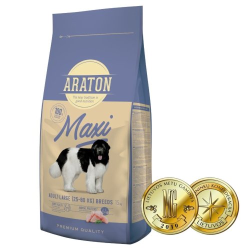 Сухий корм Araton Dog Maxi Adult Для дорослих собак великих порід з Куркою - 15 кг