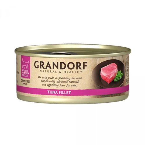 Вологий корм Grandorf Cat Tuna Fillet для котів тунець - 70 г