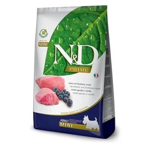 Сухий корм Farmina Dog N&D PRIME Lamb & Blueberry MINII для собак дрібних порід з ягням - 2.5 кг