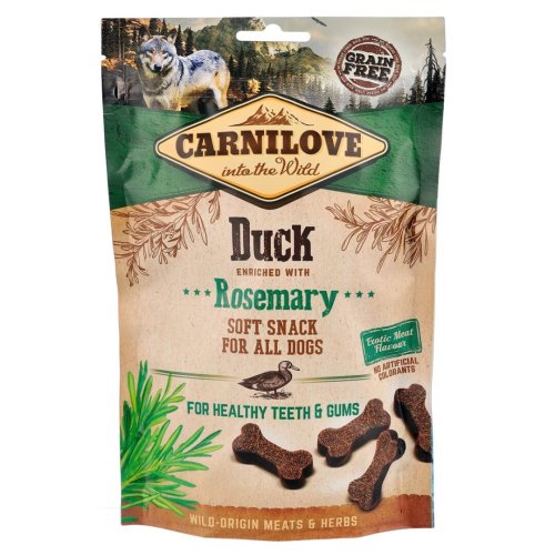 Ласощі Carnilove Dog Semi Moist для собак, качка та розмарин - 200 г