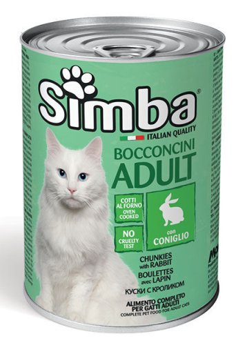 Вологий корм Monge SIMBA Cat Wet для котів кролик - 415 г
