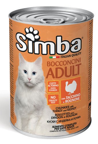 Вологий корм Monge SIMBA Cat Wet для котів індичка - 415 г